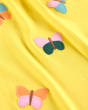 Frugi Little Layla Dress - Banana / Echinacea