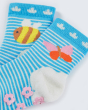 Frugi Grippy Socks 2-Pack - Bumblebee