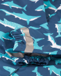 Frugi Rain Or Shine Suit - Tropical Sea Sharks