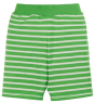 green and white stripes organic cotton reversible shorts from frugi