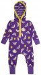 Piccalilly seagull printed hooded childrens playsuit