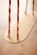 Close up of the Babai multicolour rope swing