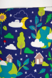 Close up of the waist band on the Frugi Grown Ups Adult Earth day print Lillie Leggings