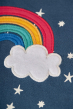 Frugi eloise close up rainbow applique jumper dress for children