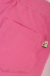 close up of the detail on the pink coloured shorts from the Frugi Hedgerow print and Mid Pink Laurie Shorts 2 Pack
