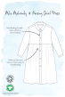 Frugi Maternity and Nursing Mila shirt dress infograph