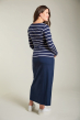 Frugi maternity rachel top worn by woman from the back