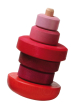 Grimm's Pink Wobble Stacking Tower