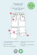 Frugi Ripstop Organic Kids Trousers info graphic
