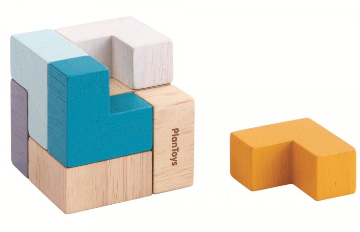 Plan Toys Mini 3D Puzzle Cube