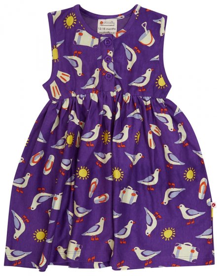 Piccalilly seagulls childrens sleeveless dress