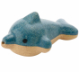 PlanToys Wooden Dolphin Whistle Toy on a white background