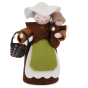 Ambrosius Mother With Basket & One Seed Baby White Skin 13cm