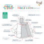Infographic showing the details of the Frugi Bumblebee Puddle Buster Coat - a solid yellow waterproof rain jacket for children with a navy blue fleece lining. Waterproof to 10,000 HH and made from recycled plastic bottles.