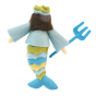 Ambrosius King Neptune light brown skin fairy doll on a white background