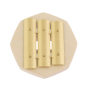 Auris  Glockenspiel – 3 Note. Made from European maple wood with 3 brass alloy notes, on a white background