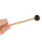 The wooden mallet from the Auris Half Tone Glockenspiel, with a black head on a white background