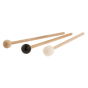 The wooden mallets from the Auris Curved Diatonic Glockenspiel 12 Note set