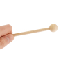 The wooden mallet with wooden head from the Auris Curved Diatonic Glockenspiel 12 Note set