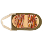 Babai eco-friendly multicolour wooden rope swing on a white background