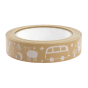 Babipur eco kraft Camping paper tape on a white background