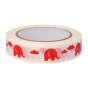 Babipur Elephant Eco Paper Tape - Red