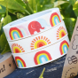 Babipur Eco Paper Tape - Rainbow