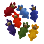 Papoose Toys Rainbow Acorn Babies