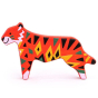 bajo endangered animals wooden toy figure tiger