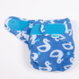 Bamboozle stretch nappy with one side of the velcro closure open 