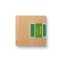 Bambu Undercut Series Cutting Board - Small pictured with paper packaging on a plain white background