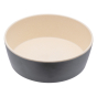 Beco Pets coastal grey sustainable classic bamboo pet bowl on a white background.