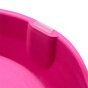 Close up of rubber stands for Beco Pets sustainable bamboo pet food bowl on a white background.