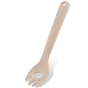 Beco Pets natural sustainable bamboo pet food spork on a white background.