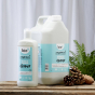 Bio-D Home & Garden Vegan Cleaner in a refillable 750ml bottle and a 5 Litre tub