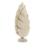 Bumbu plastic free wooden thuja natural tree toy on a white background