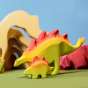 Bumbu Baby Wooden Stegosaurus Dinosaur