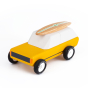 Candylab solid wooden suv vehicle toy on a white background