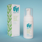 Green People Organic OY! Teen Clear Skin Foaming Face Wash - 100ml, outside its box on a blue background