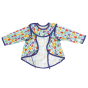 Back of the Close Pop-in Babipur Hydref stage 4 coverall childrens bib on a white background