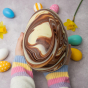 Cocoa Loco Giant Marbled Chocolate Easter Egg 1250g