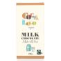 Cocoa Loco organic Fairtrade milk chocolate bar on a white background