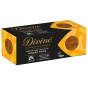 Divine Fairtrade Dark Chocolate Ginger Thins 200g pack pictured on a plain white background
