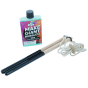 Dr Zigs eco-friendly giant wand bubble blowing kit laid out on a white background