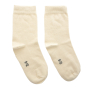 Eco Outfitters un-dyed organic cotton kids ankle socks on a white background