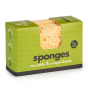 Ecoliving Compostable Sponge - 2 Pack-Wavy & Large
