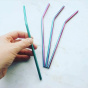 Elephant Box Rainbow Straws - 4 Pack