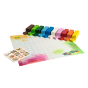 Erzi Pixelino Maxi Educational Game. This colourful puzzle set come with 100 large coloured wooden bricks, a play grid, and puzzle card. Let your creativity run wild!