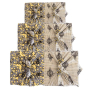 FabRap Double Sided Reusable Gift Wrap - Sunshine & Make A Wish