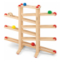 Fagus eco-friendly extra large wooden marble run toy on a white background